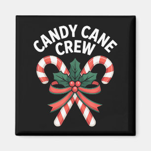 Candy Cane Crew Weihnachten Mädchen Jungen Kinder Magnet