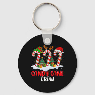 Candy Cane Crew Weihnachten Weihnachtsfamilie Matc Schlüsselanhänger