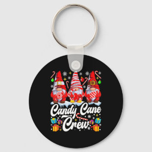Candy Cane Crew Weihnachts Candy Lover Gnome Schlüsselanhänger