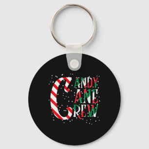 Candy Cane Crew Weihnachts-Passende Familie Candy Schlüsselanhänger
