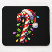 Candy Cane Crew Weihnachts Weihnachtsfamilie Weihn Mousepad (Vorne)