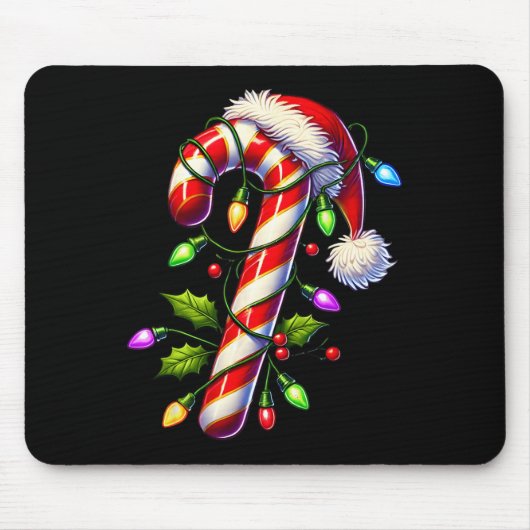 Candy Cane Crew Weihnachts Weihnachtsfamilie Weihn Mousepad (Vorne)