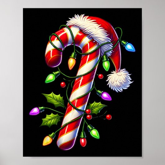 Candy Cane Crew Weihnachts Weihnachtsfamilie Weihn Poster (Vorne)