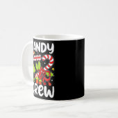 Candy Cane Crew Weihnachtscreme Kindermädchen X Kaffeetasse (Vorderseite Links)