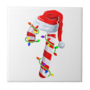 Candy Cane Crew Weihnachtsleuchten Familie Matchin Fliese