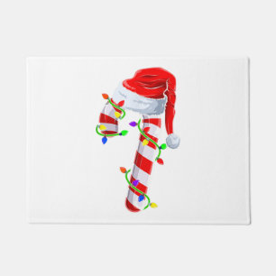 Candy Cane Crew Weihnachtsleuchten Familie Matchin Fußmatte