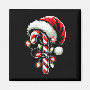 Candy Cane Crew Weihnachtsleuchten Familie Matchin Magnet