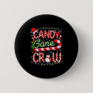 Candy Cane Crew Weihnachtspyjamas Erwachsene Männe Button