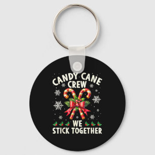 Candy Cane Crew Wir halten zusammen Weihnachtskost Schlüsselanhänger