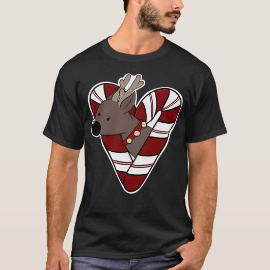 Candy Cane Cupid T-Shirt (Vorderseite)