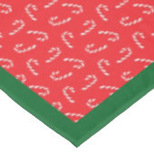 Candy Cane Custom Cotton Tablecloth, 52"x70" Tischdecke (Schrägansicht)