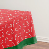 Candy Cane Custom Cotton Tablecloth, 52"x70" Tischdecke (Beispiel)
