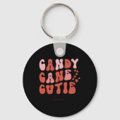 Candy Cane Cutie Christmas Holiday Toddler T Shirt Schlüsselanhänger (Vorderseite)