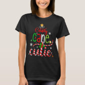 Candy Cane Cutie Funny Christmas Boys Girls Kids T-Shirt (Vorderseite)