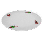 Candy Cane Cutting Board als Serviertablett Schneidebrett (Ecke)