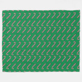 Candy Cane Decke (Vorderseite (Horizontal))
