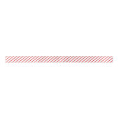 Candy Cane Diagonal Strip Gemustert Satinband (Vorderseite)