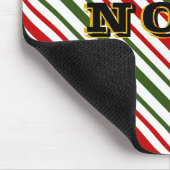 Candy Cane Diagonal Stripes Weihnachten Wood F Mousepad (Ecke)