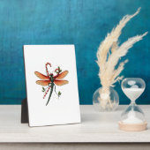 Candy Cane Dragonfly Fotoplatte (Seite)