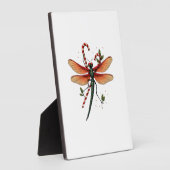 Candy Cane Dragonfly Fotoplatte (Seite)