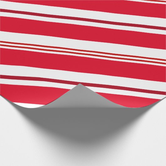 Candy Cane Dreams Wrapping Paper Geschenkpapier (Ecke)