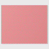 Candy Cane Drehung Geometric Retro Zickzack Muster Geschenkpapier (Flach)