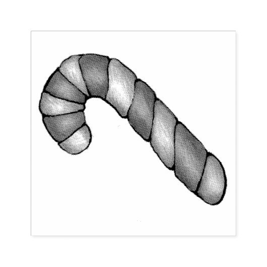 Candy Cane Drehung Weihnachtsgebäck Backen Gummistempel (Prägung)