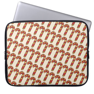 Candy Cane Drehung Weihnachtsgebäck Laptopschutzhülle