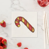 Candy Cane Drehung Weihnachtsgebäck Serviette (Beispiel)