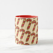 Candy Cane Drehung Weihnachtsgebäck Tasse (Zentrum)