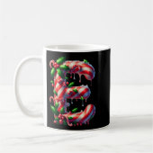 Candy Cane E Christmas Holly Delight Premium Tri-b Kaffeetasse (Links)