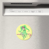 Candy Cane Elf Holiday Magnet (In Situ (Geschirrspüler))
