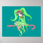 Candy Cane Elf Poster (Vorne)