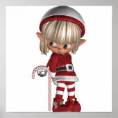 Candy Cane Elf Poster (Vorne)