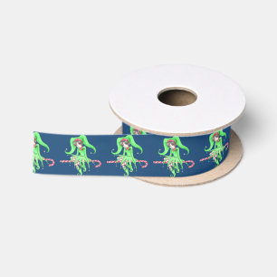 Candy Cane Elf Ribbon Satinband