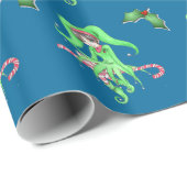 Candy Cane Elf Wrapping Paper Geschenkpapier (Rolleneckpunkt)