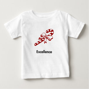 Candy Cane Excellence Baby T-shirt