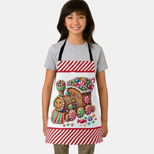 Candy Cane Express Schürze (Insitu)