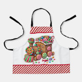 Candy Cane Express Schürze (Vorderseite)