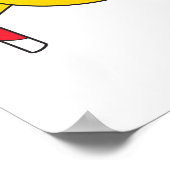 Candy Cane Face Poster (Ecke)