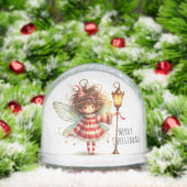 Candy Cane Fairy Holiday Card Schneekugeln (Weihnachten)