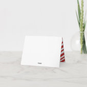 Candy Cane Faltkarte Karte (Rückseite)