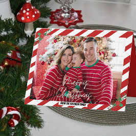 Candy Cane Faltkarte Karte