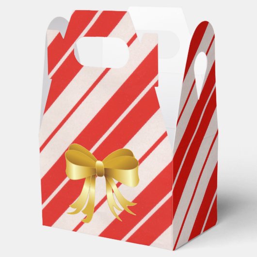 Candy Cane Favor Box Geschenkschachtel (Geöffnet)