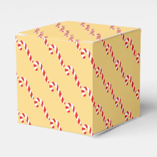 Candy Cane Favor Box Geschenkschachtel (Vorderseite)