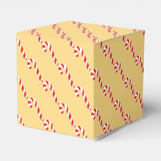 Candy Cane Favor Box Geschenkschachtel (Rückseite)