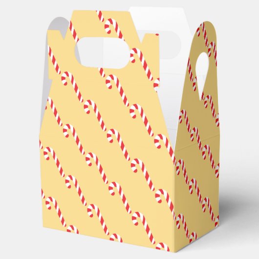 Candy Cane Favor Box Geschenkschachtel (Geöffnet)