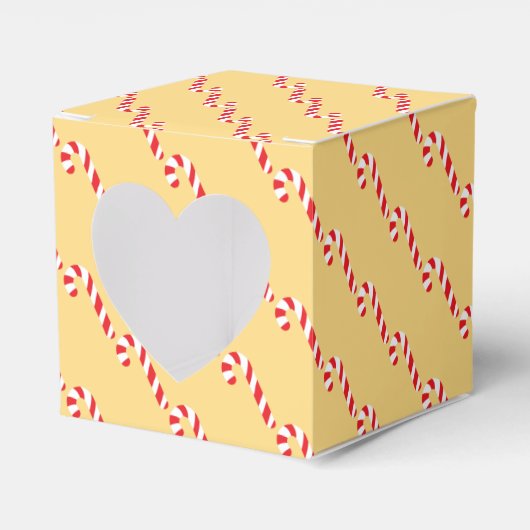 Candy Cane Favor Box Geschenkschachtel (Vorderseite)