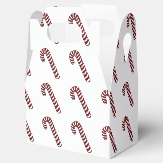 Candy Cane Favor Box Geschenkschachtel (Geöffnet)