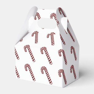 Candy Cane Favor Box Geschenkschachtel